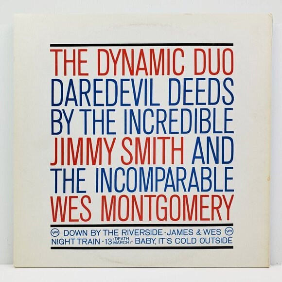 Jimmy Smith Wes Montgomery Vinyl Record Dynamic Duo cVerve Jazz Japan - Picture 6 of 13